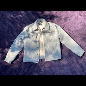 Wool Sherpa Lined Trucker Jacket